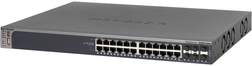 NETGEAR Prosafe 24-Port Stackable Gigabit L3 Managed Network Switch -  NETGEAR 