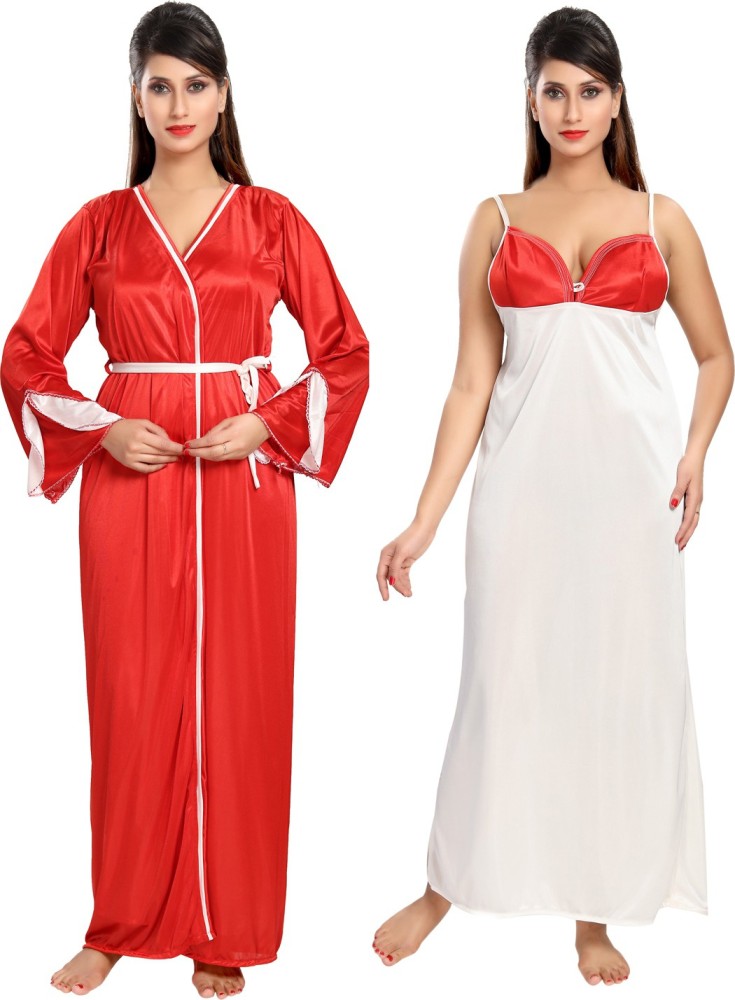 Be You Women Nighty with Robe - Buy Be You Women Nighty with Robe