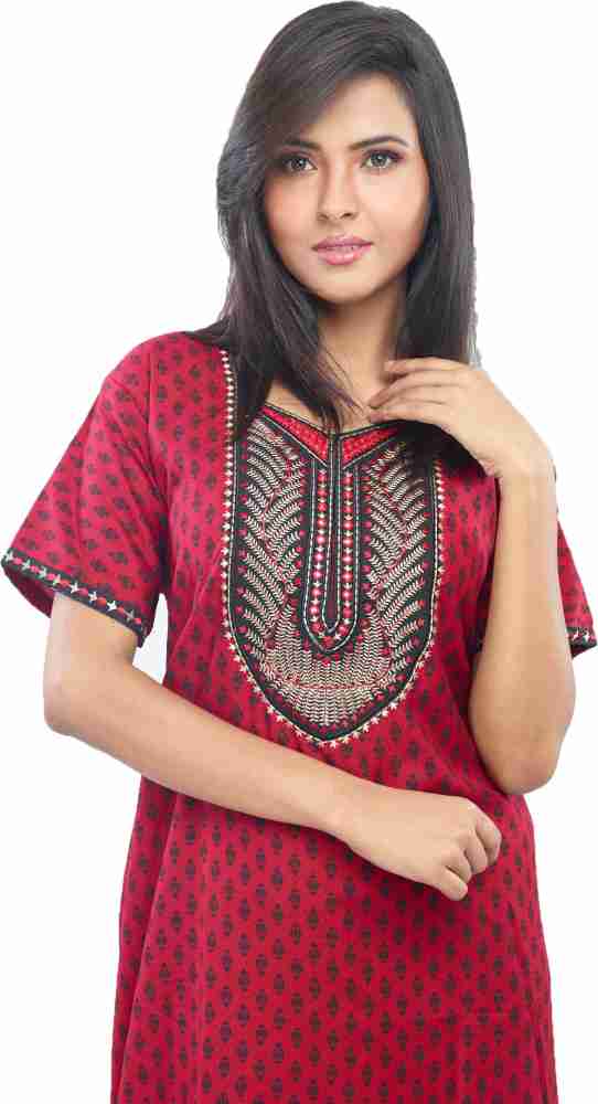JULIET Women Nighty - Buy Red JULIET Women Nighty Online at Best Prices in  India