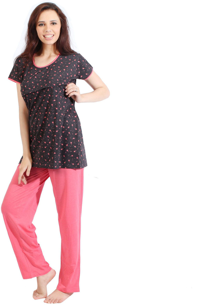 O Baby Women Printed Multicolor Top Pyjama Set Price in India Buy O Baby Women Printed Multicolor Top Pyjama Set at Flipkart Top Pyjama Set