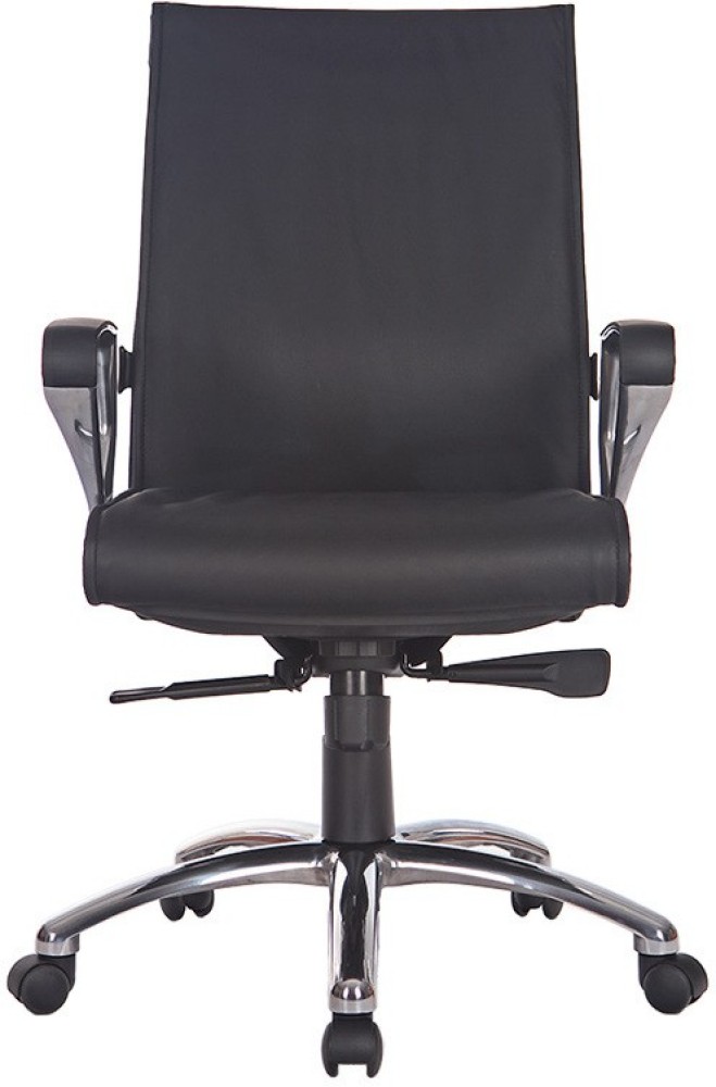 Featherlite Crown 2 MB Leather Office Arm Chair Price in India