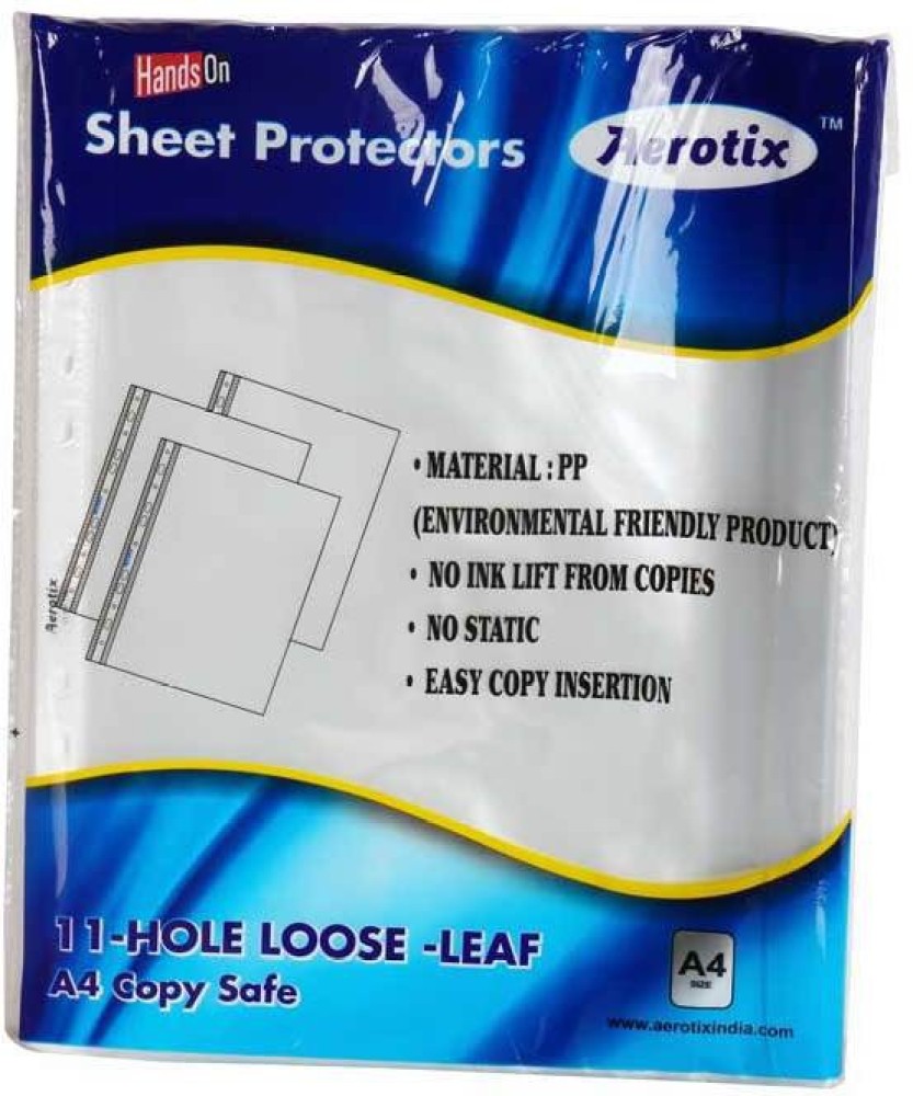 11 x 14 Poster Size 7-Hole Sheet Protectors, 25/Pack - Keepfiling