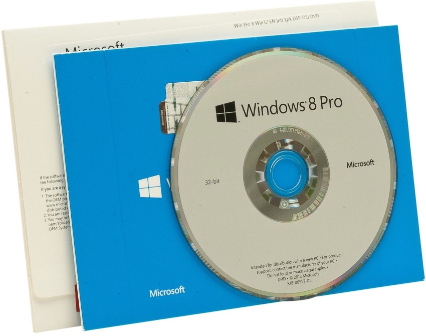 Microsoft Windows 8 / 8.1 Professional OEM 32 bit - MICROSOFT