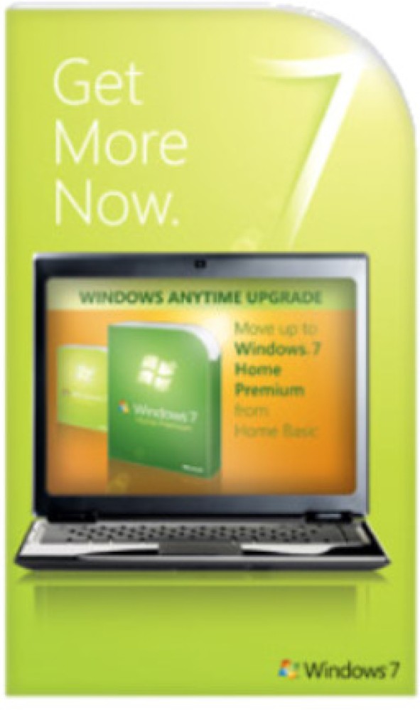 MICROSOFT Windows Anytime Upgrade Win 7 Home Basic to Win 7 Home Premium  32/64 bit - MICROSOFT : Flipkart.com