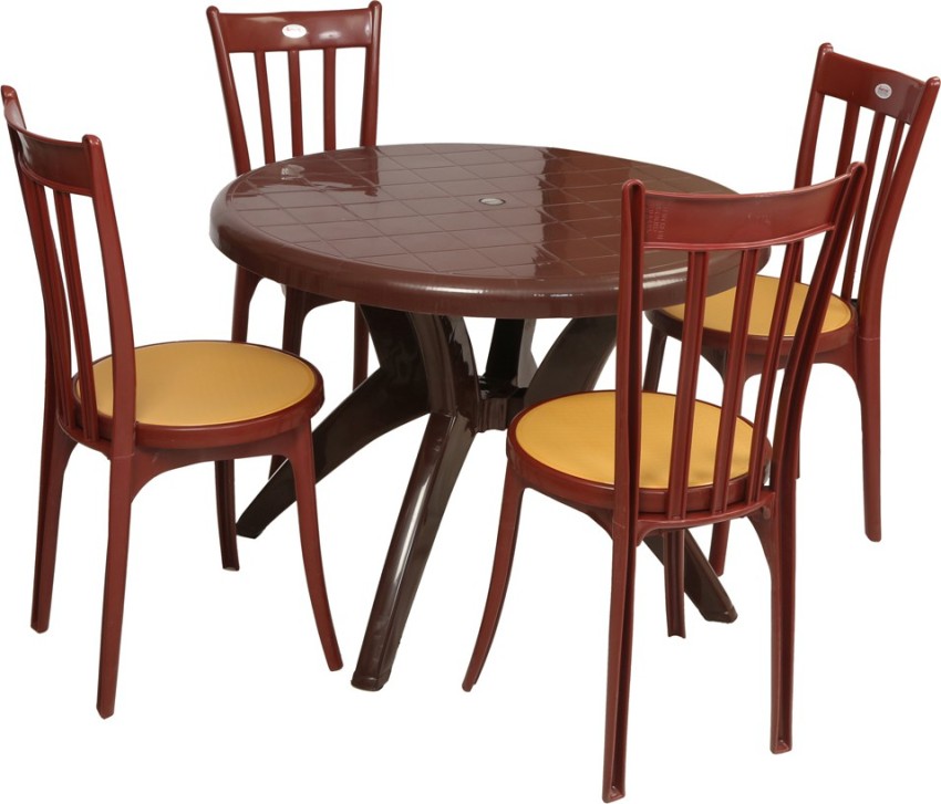 Supreme plastic hotsell chair table set