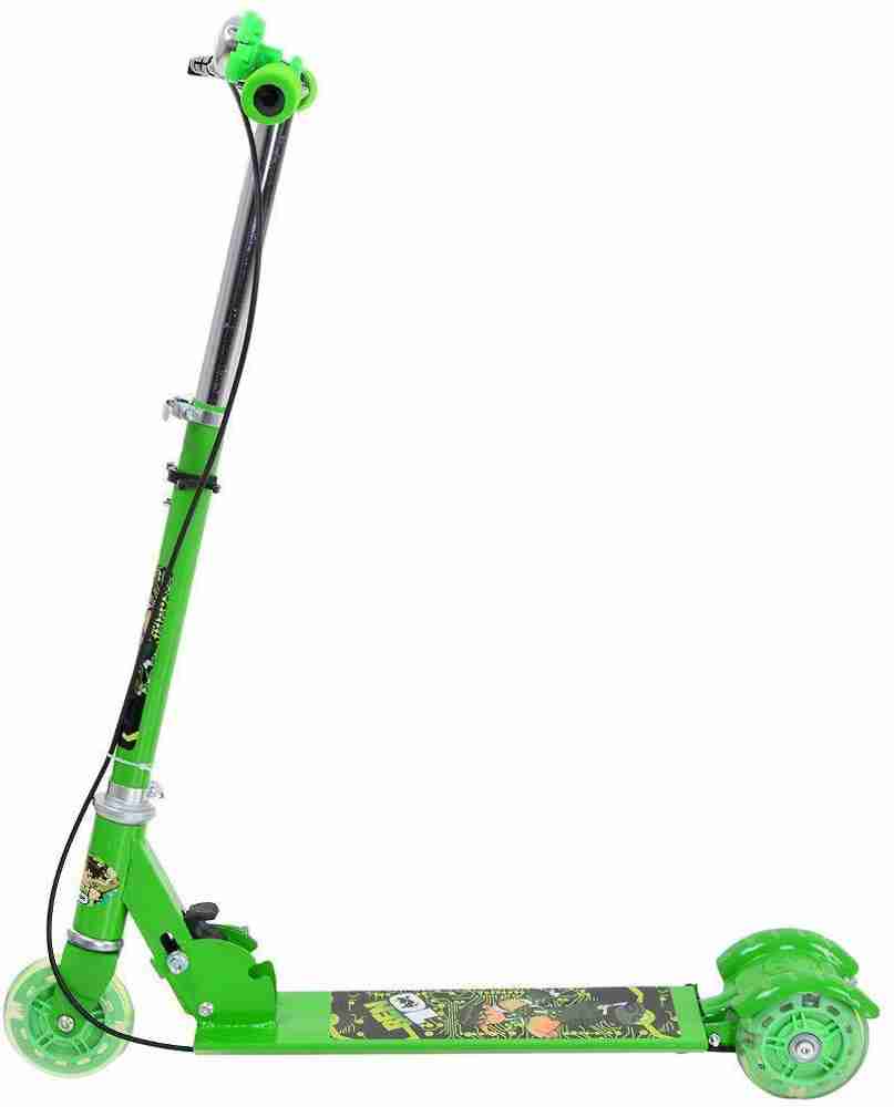 Boys green scooter top