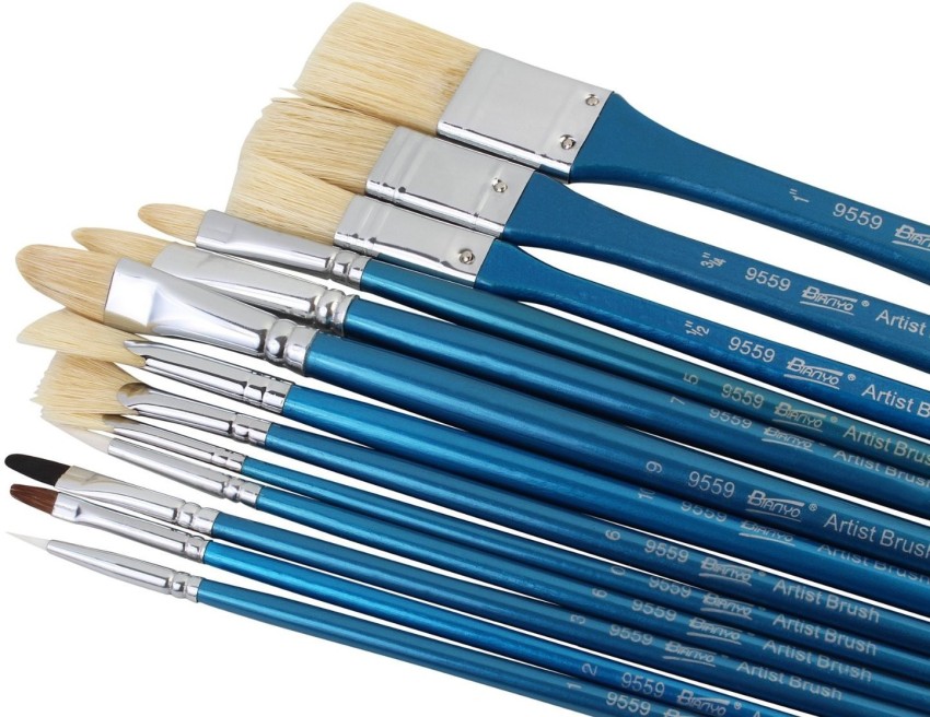 Micro Paint Brush Detail Set Fine Paintbrush 4pc Round Size 0000
