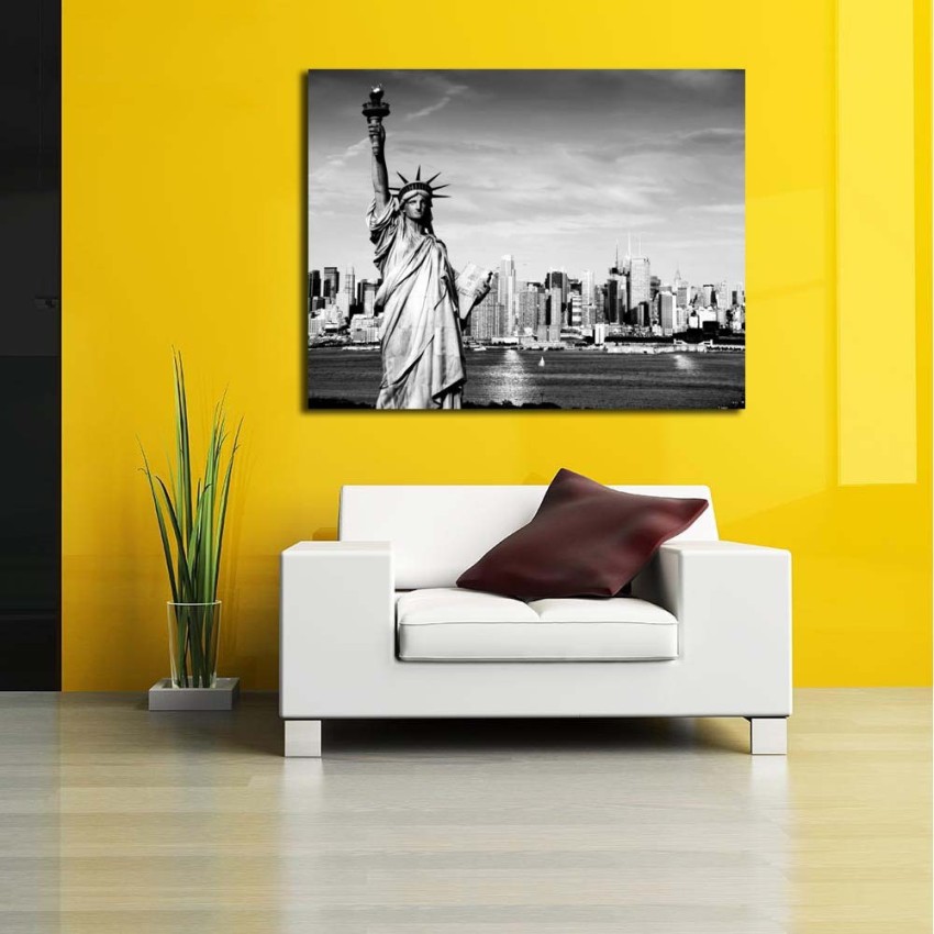 Pitaara Box The Statue Of Liberty In New York City, USA Unframed Wall Art  Painting Print Canvas 24 inch x 24 inch Painting Price in India - Buy  Pitaara Box The Statue