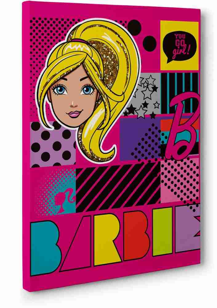 Barbie outlet canvas painting