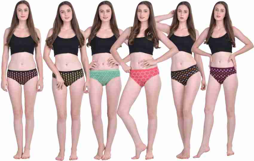 Buy DOLLAR MISSY Women Assorted Deep Color Printed Pack of 9 Outer