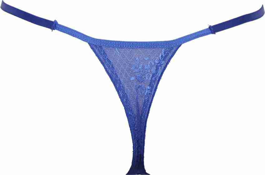 Glus Front Open Women Thong Blue Panty - Buy Blue Glus Front Open Women  Thong Blue Panty Online at Best Prices in India