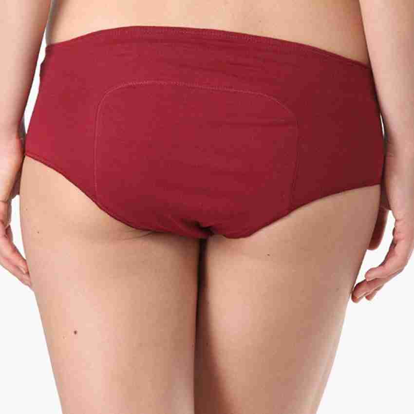 Buy Adira Women's Value Pack of 2 Period Hipsters/Period Panty -  Multi-Color online