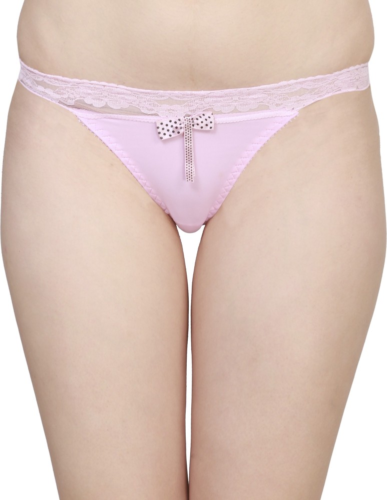 Xs and Os Women Thong Pink Panty - Buy Xs and Os Women Thong Pink Panty  Online at Best Prices in India