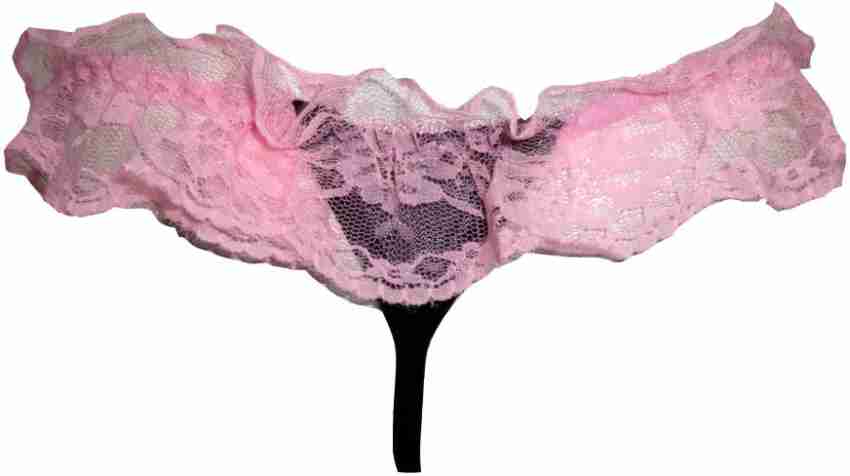 Velvet Dreams Women Thong Pink Panty - Buy Baby Pink Velvet Dreams Women Thong  Pink Panty Online at Best Prices in India
