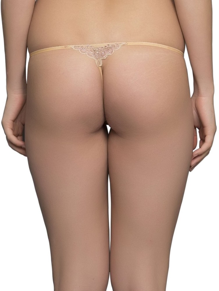 Clovia Sexy Thong In Nude Women Thong Beige Panty - Buy Skin Clovia Sexy  Thong In Nude Women Thong Beige Panty Online at Best Prices in India