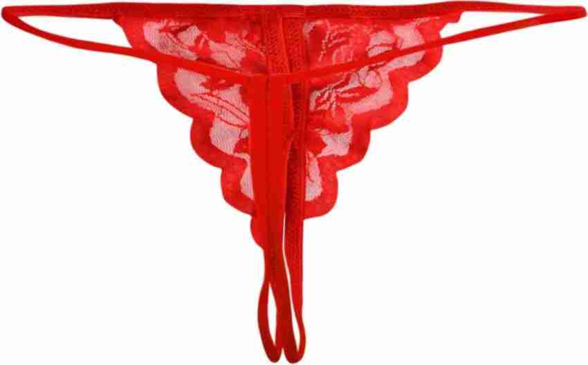 Kaamastra Women Thong Red Panty - Buy Red Kaamastra Women Thong Red Panty  Online at Best Prices in India