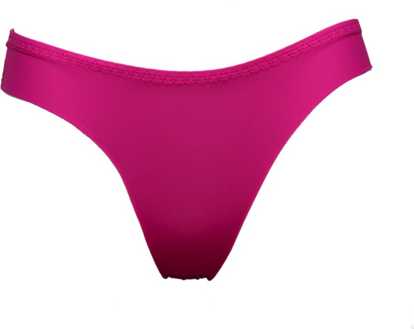 Glus Glus Seamless Thong Women Thong Pink Panty - Buy Magentta Glus Glus Seamless  Thong Women Thong Pink Panty Online at Best Prices in India