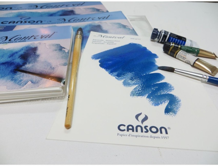 Canson Montval Sketchbook Review  Watercolor Paper (300gsm) 