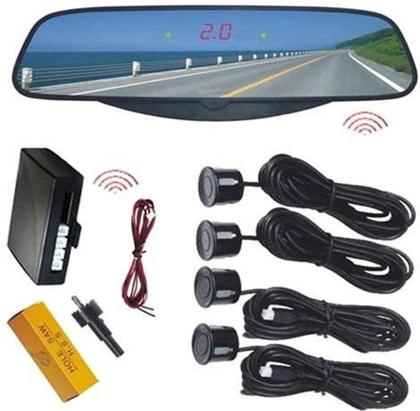 Front and rear parking hotsell sensors with camera