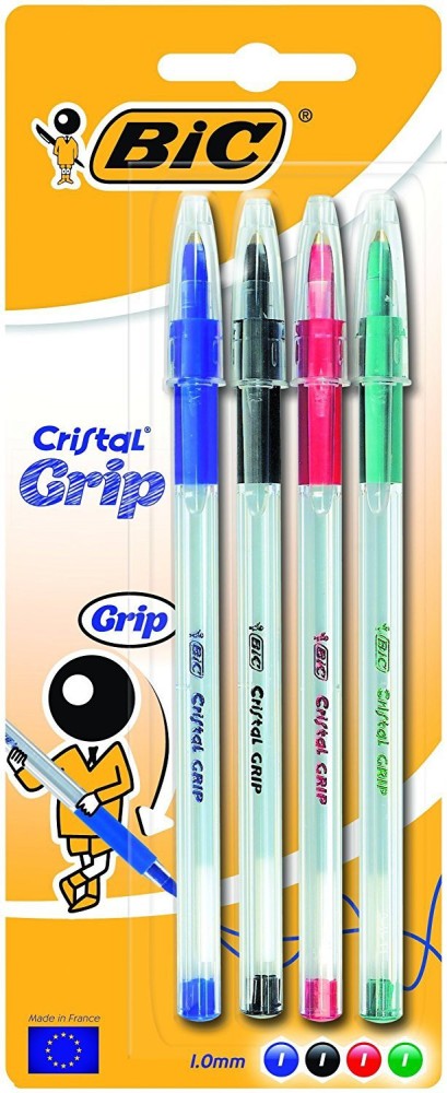 BiC Cristal Grip Ball Pen - Buy BiC Cristal Grip Ball Pen - Ball Pen Online  at Best Prices in India Only at