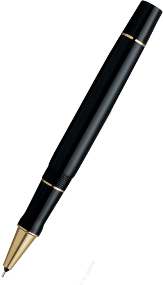 An Original Parker Duofold Rollerball, Black with Gold Trim Made