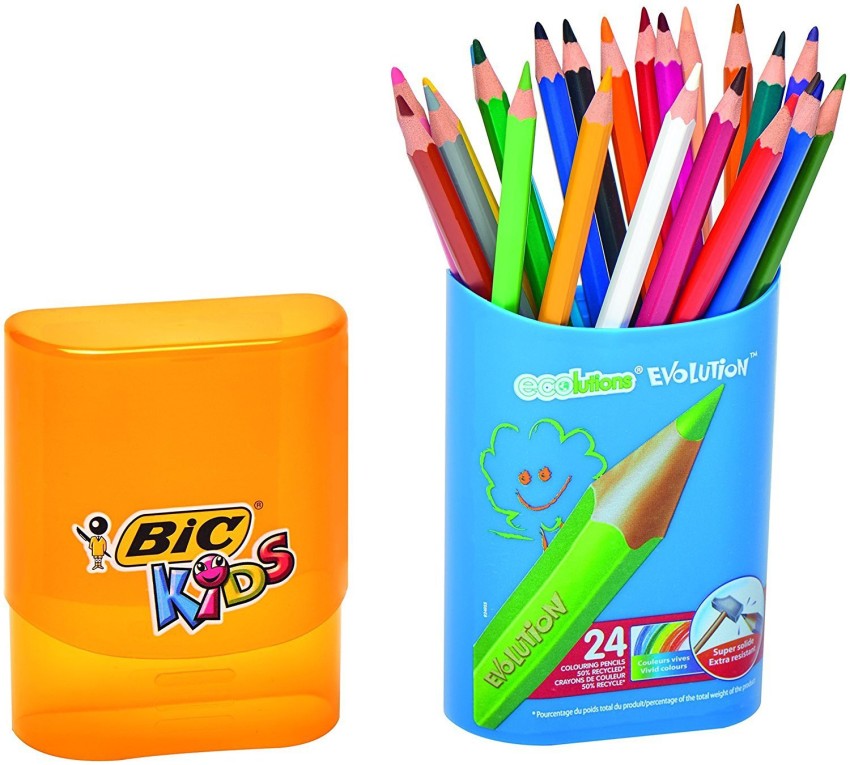  BIC Kids Evolution ECOlutions Colouring Pencils 24