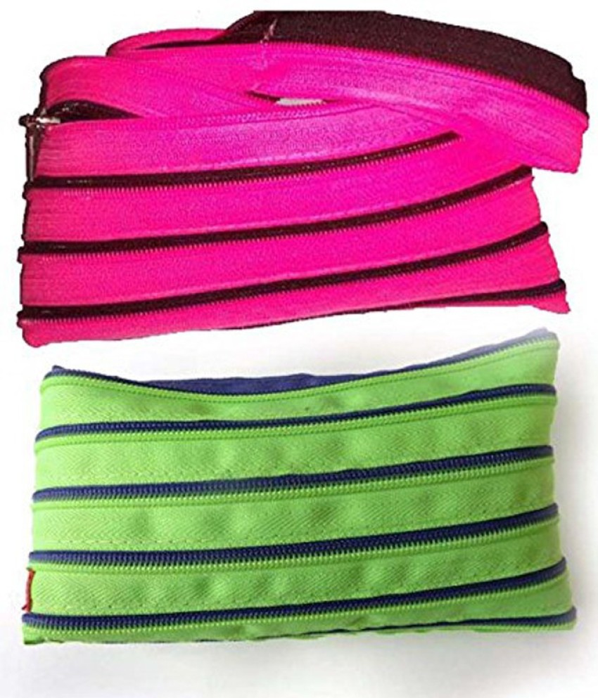 Multicolor Polyester Single Zipper Pouches, For Storage Pencil at Rs  80/piece in Chennai