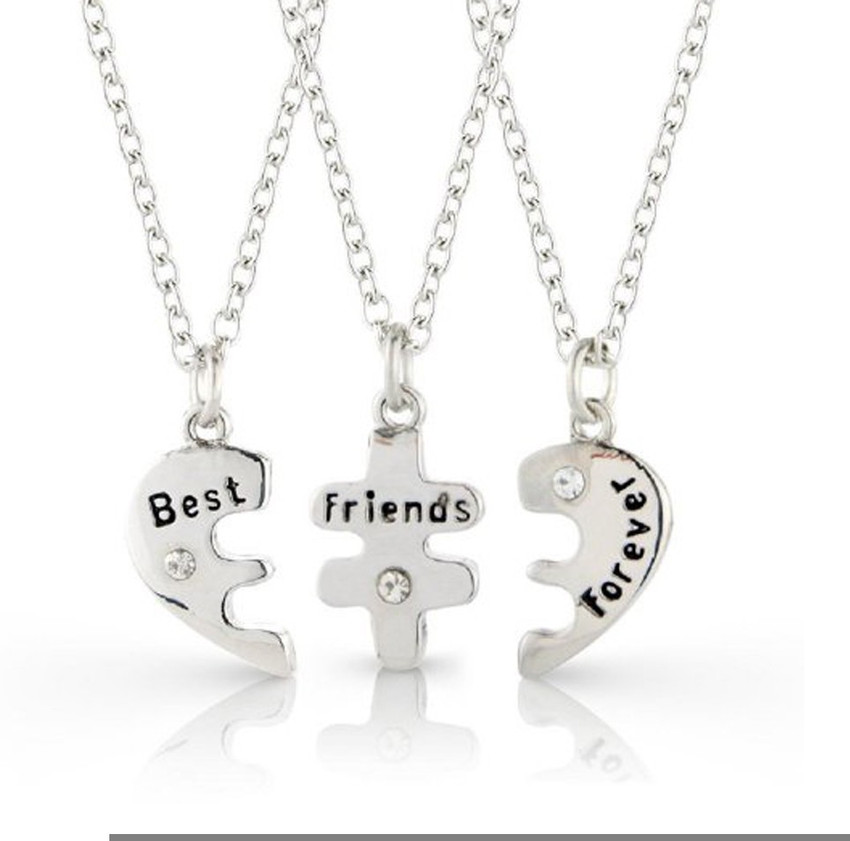 Best friends forever new arrivals necklace 3 piece