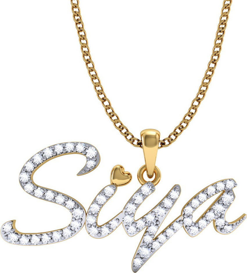 Siya cheap name locket