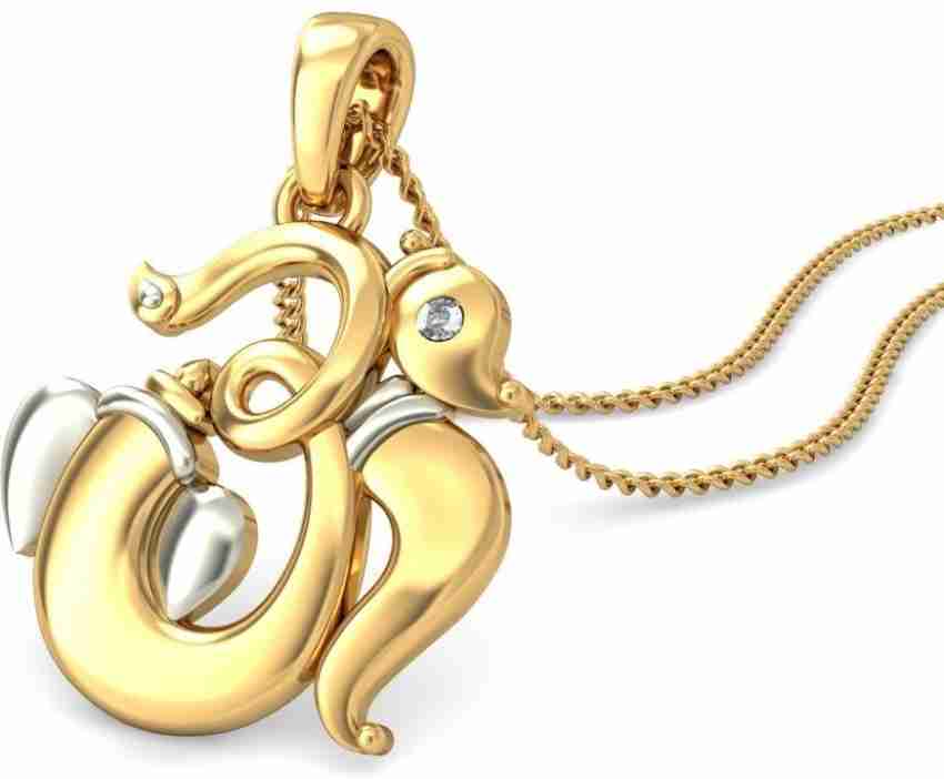 Bluestone ganesh online pendant