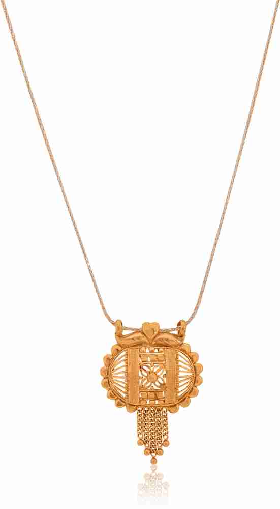 Senco gold pendant sales with chain
