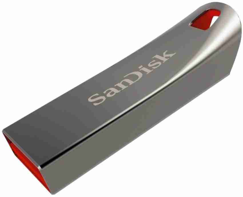 Buy Sandisk Cruzer force USB Pen drive durable 128GB, Metal, Silver Online  at Best Prices in India - JioMart.