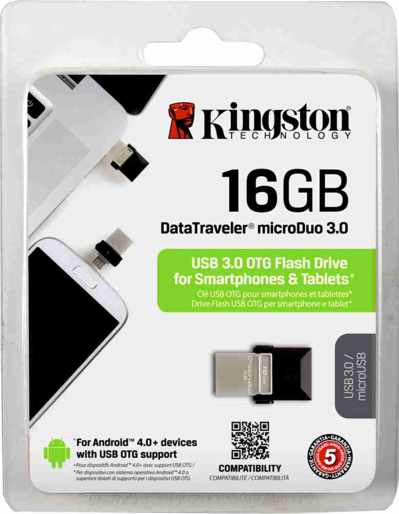 Kingston Technology - Clé USB Micro DataTraveler, USB 3.2 Gen 1, Capac