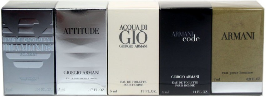 Armani mens mini clearance gift set