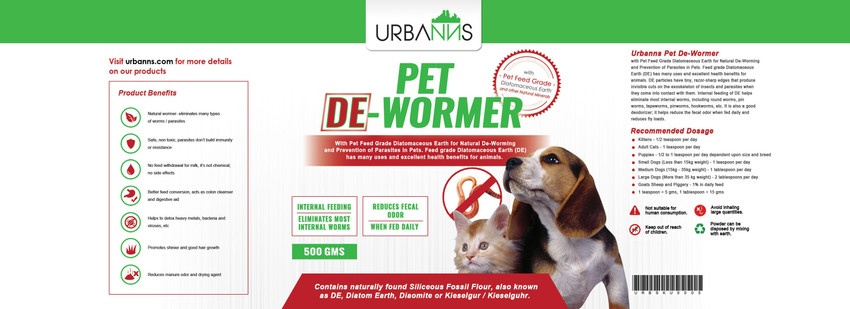 Diatomaceous earth hot sale for worming dogs