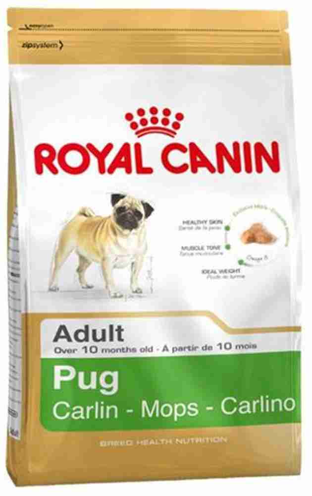 Pug food outlet