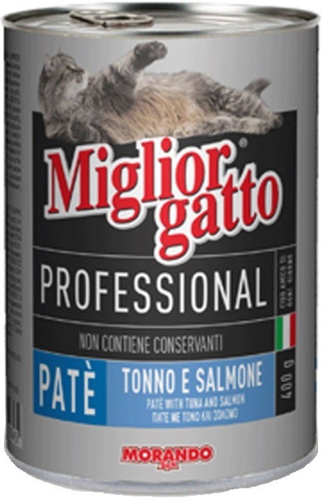 Miglior Gatto Professional Pate Salmon, Tuna 0.4 kg Adult Cat Food Price in  India - Buy Miglior Gatto Professional Pate Salmon, Tuna 0.4 kg Adult Cat  Food online at