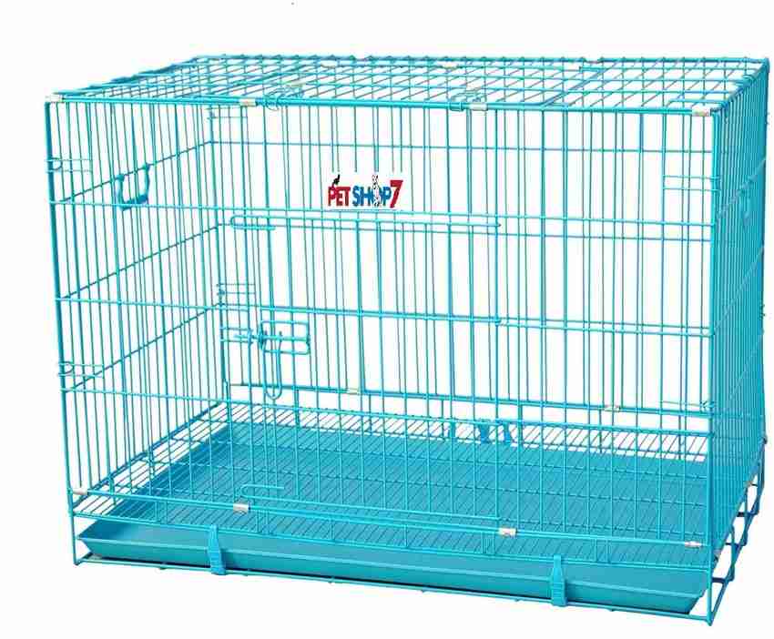 Petshop7 DogCage24InchSmall Dog Cat Rabbit Hutch Price in India