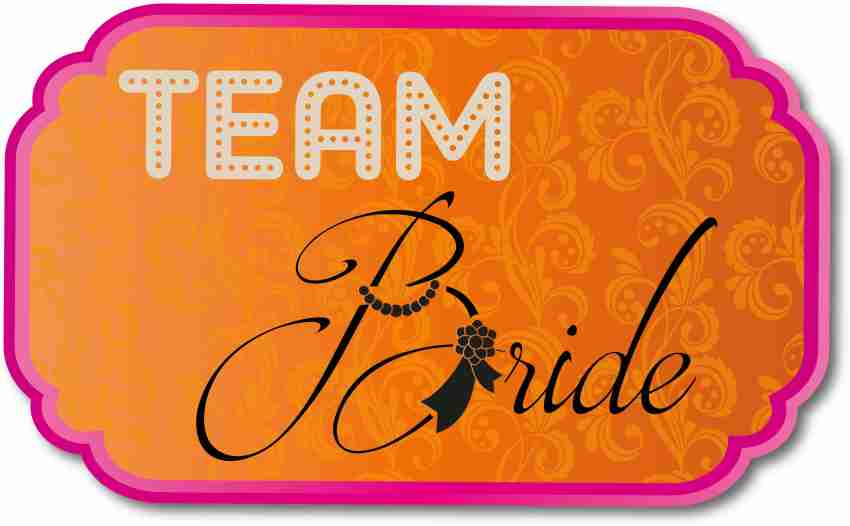 party decoration Team Bride Photo Booth Board Price in India - Buy party  decoration Team Bride Photo Booth Board online at