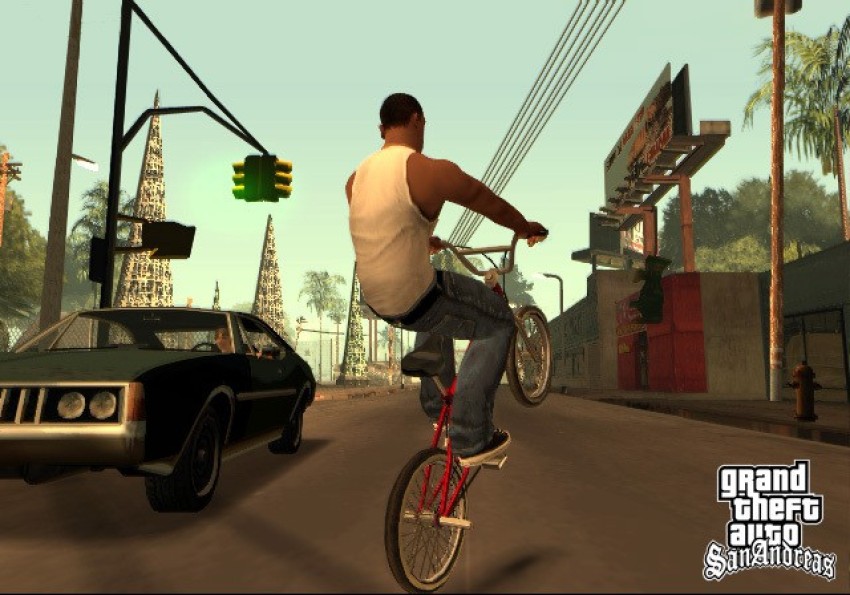 Grand Theft Auto: San Andreas PlayStation 2 Gameplay - Bike of