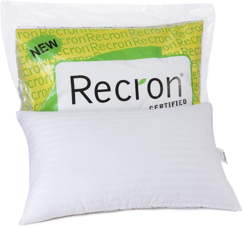 RECRON CERTIFIED Polyester Fibre Solid Bed Sleeping Pillow Buy RECRON CERTIFIED Polyester Fibre Solid Bed Sleeping Pillow Online at Best Price in India Flipkart