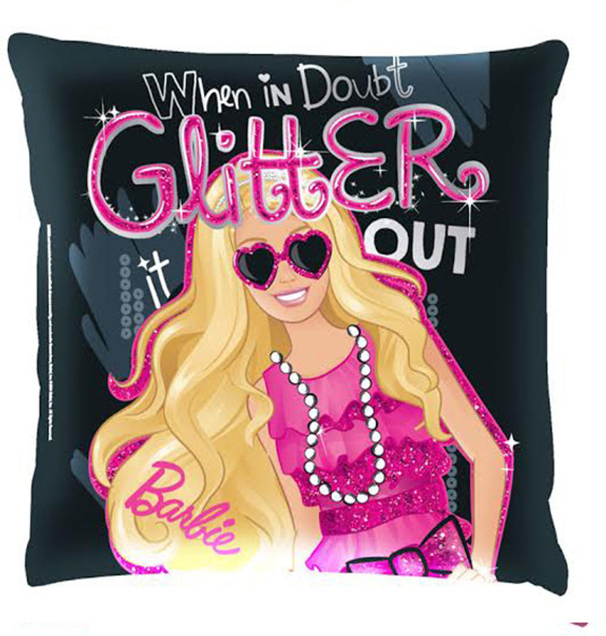 Barbie throw pillow top