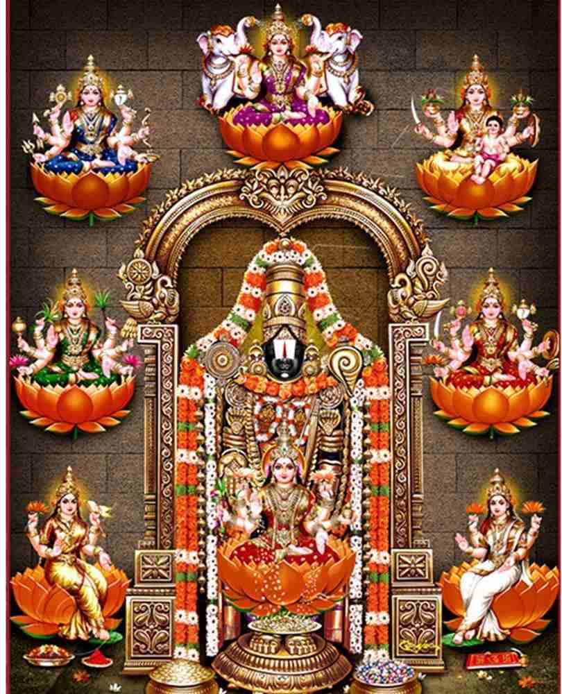 Lord Balaji Hanuman Beautiful Poster Paper Print - Religious ...