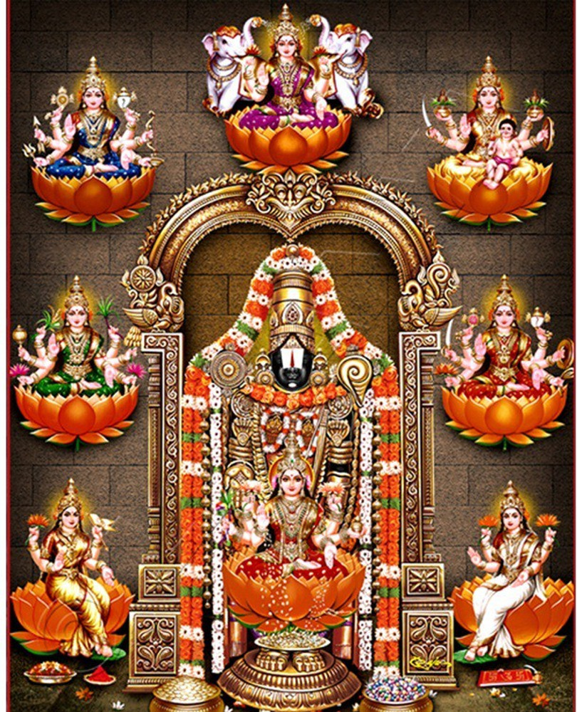 Lord Balaji Hanuman Beautiful Poster Paper Print - Religious ...
