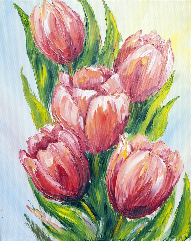 Floral canvas 2025 painting