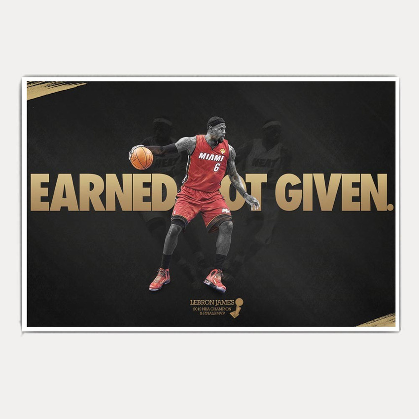 Earned not given lebron clearance