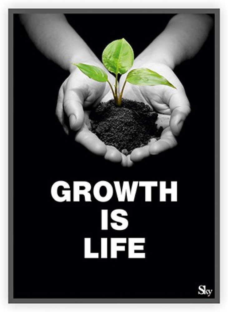 Sky Growth is Life Poster with frame Paper Print - Sky Photo Lab