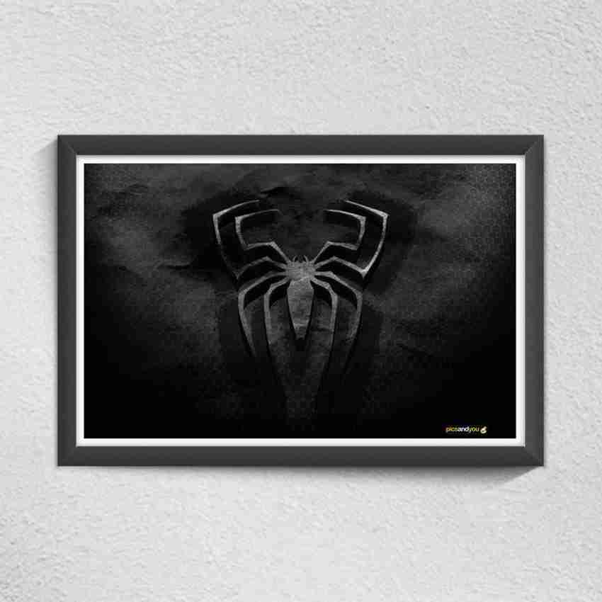 Black Spiderman Logo