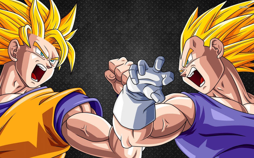 Goku vs. Majin Vegeta - Dragon ball z