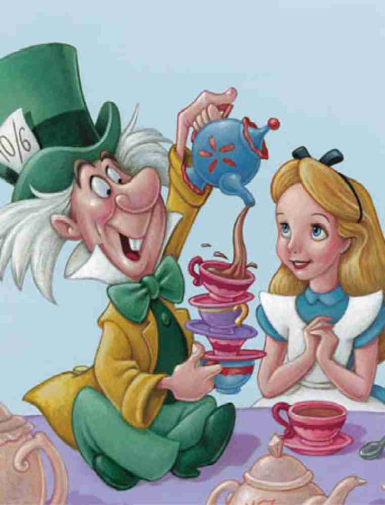 Alice In The Wonderland Poster Disney Mad Hatter Colorful Living